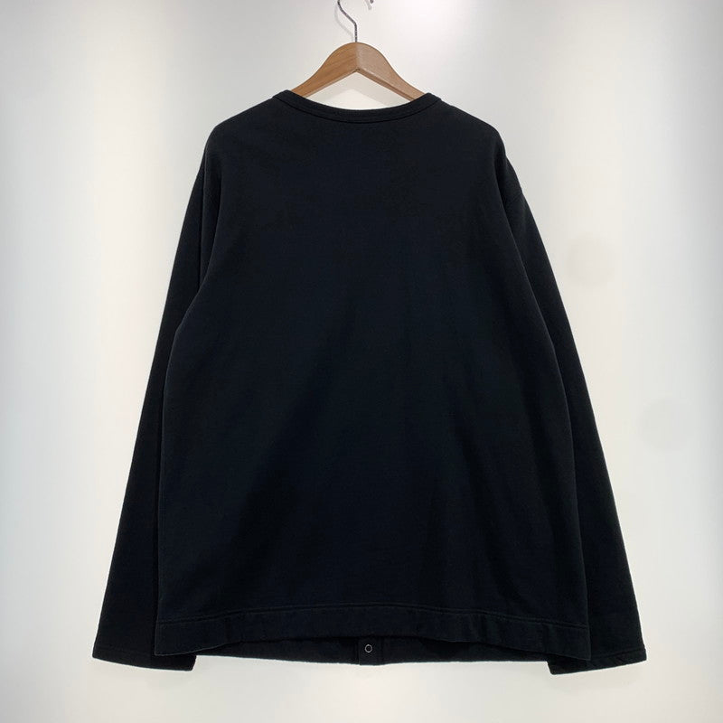 【中古品】【メンズ】 Good On グッドオン SNAP CREW SWEAT CARDIGAN スナップ クルー スウェット カーディガン アウター 145-261028-ss-05-teih サイズ：L カラー：ブラック 万代Net店