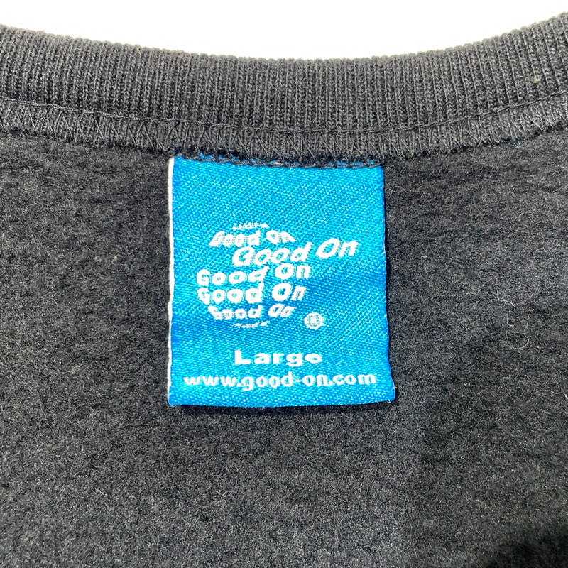 【中古品】【メンズ】 Good On グッドオン SNAP CREW SWEAT CARDIGAN スナップ クルー スウェット カーディガン アウター 145-261028-ss-05-teih サイズ：L カラー：ブラック 万代Net店
