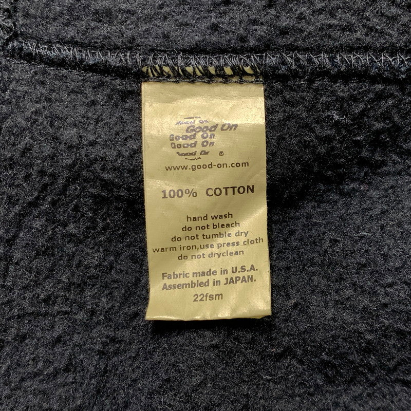 【中古品】【メンズ】 Good On グッドオン SNAP CREW SWEAT CARDIGAN スナップ クルー スウェット カーディガン アウター 145-261028-ss-05-teih サイズ：L カラー：ブラック 万代Net店