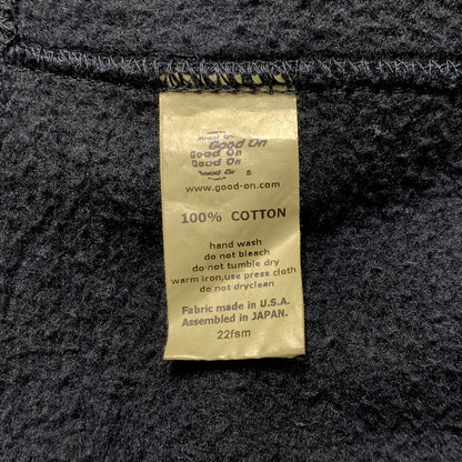 【中古品】【メンズ】 Good On グッドオン SNAP CREW SWEAT CARDIGAN スナップ クルー スウェット カーディガン アウター 145-261028-ss-05-teih サイズ：L カラー：ブラック 万代Net店