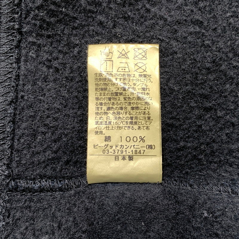 【中古品】【メンズ】 Good On グッドオン SNAP CREW SWEAT CARDIGAN スナップ クルー スウェット カーディガン アウター 145-261028-ss-05-teih サイズ：L カラー：ブラック 万代Net店
