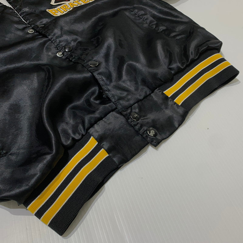 【現状渡し品】【メンズ】 Chalk Line チョークライン 80's-90's NYLON STADIUM JACKET 80-90年代 ナイロン スタジアムジャケット アウター スタジャン 145-261028-ss-06-teih サイズ：M カラー：ブラック 万代Net店