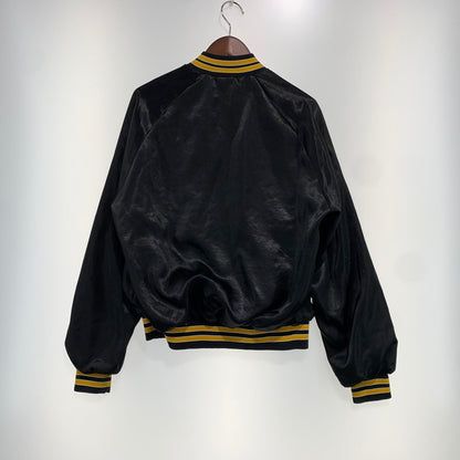 【現状渡し品】【メンズ】 Chalk Line チョークライン 80's-90's NYLON STADIUM JACKET 80-90年代 ナイロン スタジアムジャケット アウター スタジャン 145-261028-ss-06-teih サイズ：M カラー：ブラック 万代Net店