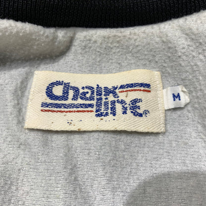【現状渡し品】【メンズ】 Chalk Line チョークライン 80's-90's NYLON STADIUM JACKET 80-90年代 ナイロン スタジアムジャケット アウター スタジャン 145-261028-ss-06-teih サイズ：M カラー：ブラック 万代Net店