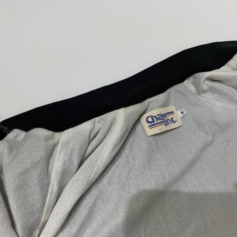 【現状渡し品】【メンズ】 Chalk Line チョークライン 80's-90's NYLON STADIUM JACKET 80-90年代 ナイロン スタジアムジャケット アウター スタジャン 145-261028-ss-06-teih サイズ：M カラー：ブラック 万代Net店