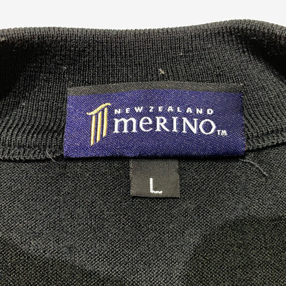 【中古品】【メンズ】 icebreaker アイスブレーカー HALF ZIP SWEATER ハーフジップセーター トップス ニット 145-261028-ss-04-teih サイズ：L カラー：ブラック 万代Net店