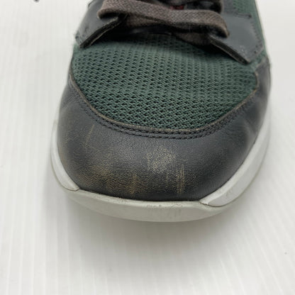 【中古品】【メンズ】 PRADA プラダ LEATHER SNEAKERS 4E2816 レザー スニーカー 靴 プラダスポーツ シューズ 162-261023-ko-03-teih サイズ：7 カラー：グリーン系 万代Net店
