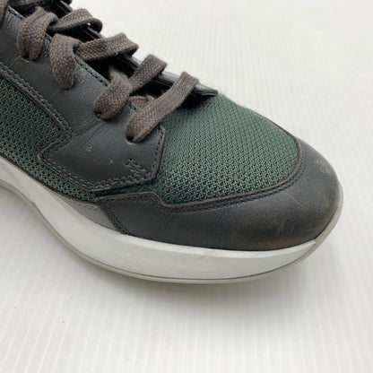【中古品】【メンズ】 PRADA プラダ LEATHER SNEAKERS 4E2816 レザー スニーカー 靴 プラダスポーツ シューズ 162-261023-ko-03-teih サイズ：7 カラー：グリーン系 万代Net店