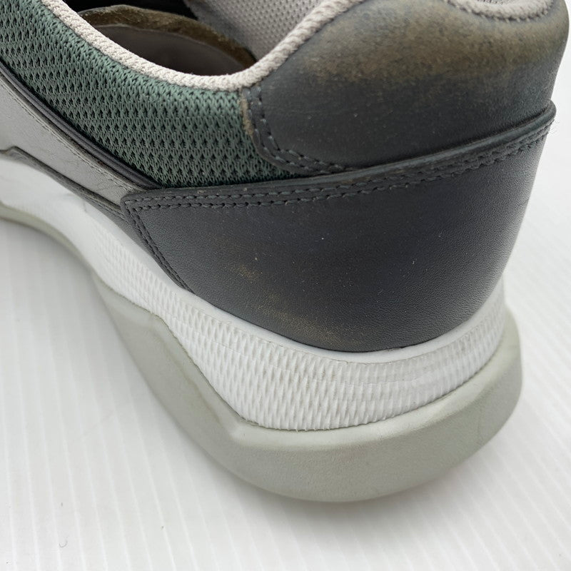 【中古品】【メンズ】 PRADA プラダ LEATHER SNEAKERS 4E2816 レザー スニーカー 靴 プラダスポーツ シューズ 162-261023-ko-03-teih サイズ：7 カラー：グリーン系 万代Net店
