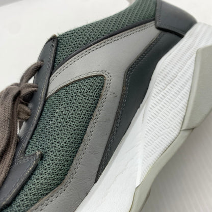 【中古品】【メンズ】 PRADA プラダ LEATHER SNEAKERS 4E2816 レザー スニーカー 靴 プラダスポーツ シューズ 162-261023-ko-03-teih サイズ：7 カラー：グリーン系 万代Net店