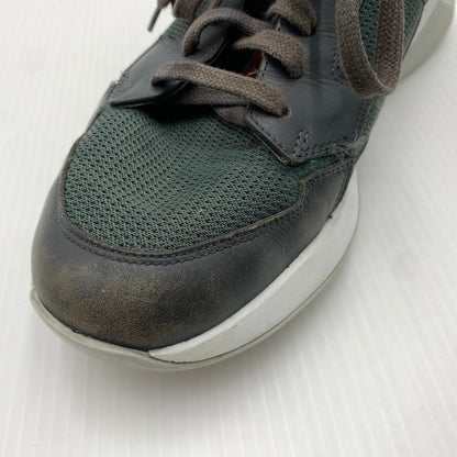 【中古品】【メンズ】 PRADA プラダ LEATHER SNEAKERS 4E2816 レザー スニーカー 靴 プラダスポーツ シューズ 162-261023-ko-03-teih サイズ：7 カラー：グリーン系 万代Net店
