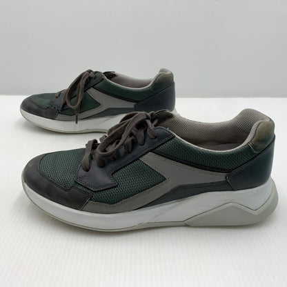 【中古品】【メンズ】 PRADA プラダ LEATHER SNEAKERS 4E2816 レザー スニーカー 靴 プラダスポーツ シューズ 162-261023-ko-03-teih サイズ：7 カラー：グリーン系 万代Net店