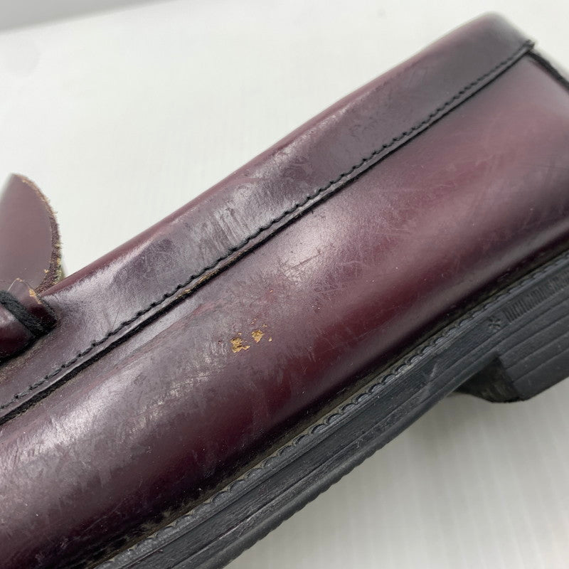 【現状渡し品】【メンズ】 G.H.BASS ジーエイチバス WEEJUNS LEATHER LOAFER ウィージャンズ レザー ローファー 靴 シューズ 164-261023-ko-01-teih サイズ：8.5 カラー：ワイン 万代Net店