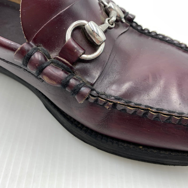 【現状渡し品】【メンズ】 G.H.BASS ジーエイチバス WEEJUNS LEATHER LOAFER ウィージャンズ レザー ローファー 靴 シューズ 164-261023-ko-01-teih サイズ：8.5 カラー：ワイン 万代Net店