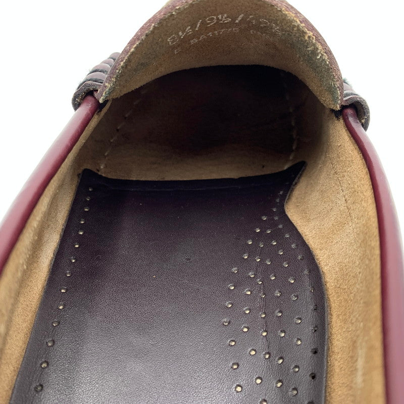 【現状渡し品】【メンズ】 G.H.BASS ジーエイチバス WEEJUNS LEATHER LOAFER ウィージャンズ レザー ローファー 靴 シューズ 164-261023-ko-01-teih サイズ：8.5 カラー：ワイン 万代Net店