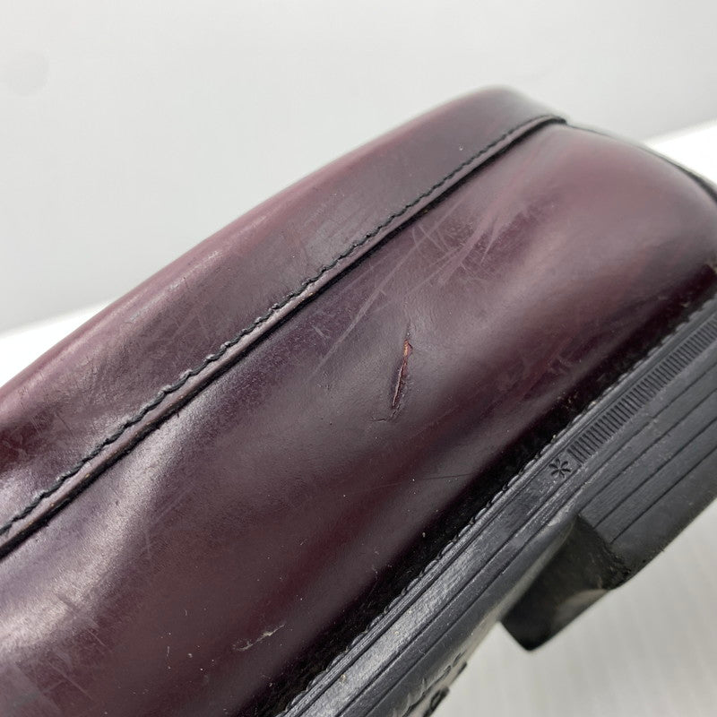 【現状渡し品】【メンズ】 G.H.BASS ジーエイチバス WEEJUNS LEATHER LOAFER ウィージャンズ レザー ローファー 靴 シューズ 164-261023-ko-01-teih サイズ：8.5 カラー：ワイン 万代Net店