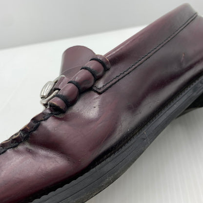 【現状渡し品】【メンズ】 G.H.BASS ジーエイチバス WEEJUNS LEATHER LOAFER ウィージャンズ レザー ローファー 靴 シューズ 164-261023-ko-01-teih サイズ：8.5 カラー：ワイン 万代Net店