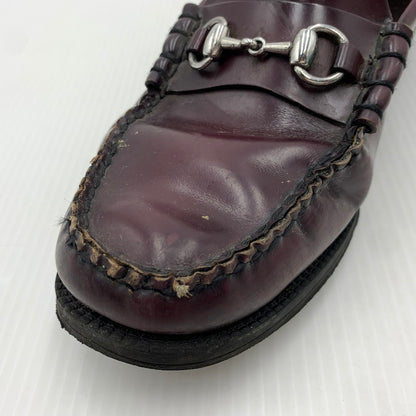 【現状渡し品】【メンズ】 G.H.BASS ジーエイチバス WEEJUNS LEATHER LOAFER ウィージャンズ レザー ローファー 靴 シューズ 164-261023-ko-01-teih サイズ：8.5 カラー：ワイン 万代Net店