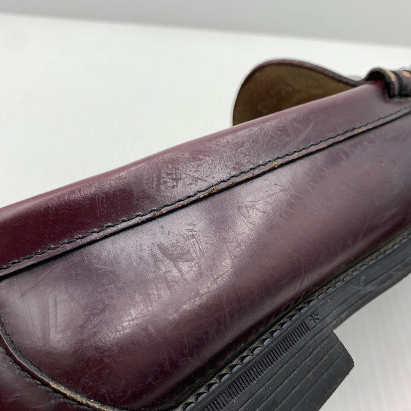 【現状渡し品】【メンズ】 G.H.BASS ジーエイチバス WEEJUNS LEATHER LOAFER ウィージャンズ レザー ローファー 靴 シューズ 164-261023-ko-01-teih サイズ：8.5 カラー：ワイン 万代Net店