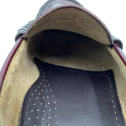【現状渡し品】【メンズ】 G.H.BASS ジーエイチバス WEEJUNS LEATHER LOAFER ウィージャンズ レザー ローファー 靴 シューズ 164-261023-ko-01-teih サイズ：8.5 カラー：ワイン 万代Net店