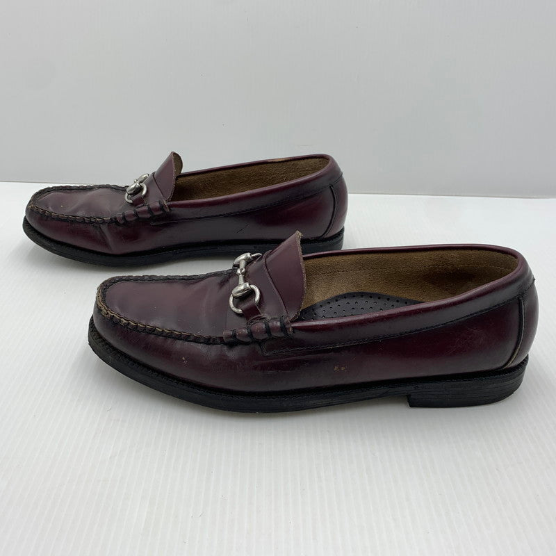 【現状渡し品】【メンズ】 G.H.BASS ジーエイチバス WEEJUNS LEATHER LOAFER ウィージャンズ レザー ローファー 靴 シューズ 164-261023-ko-01-teih サイズ：8.5 カラー：ワイン 万代Net店