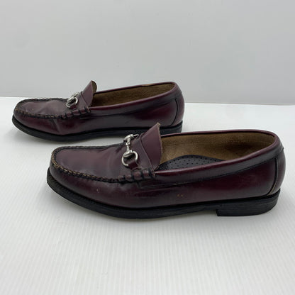 【現状渡し品】【メンズ】 G.H.BASS ジーエイチバス WEEJUNS LEATHER LOAFER ウィージャンズ レザー ローファー 靴 シューズ 164-261023-ko-01-teih サイズ：8.5 カラー：ワイン 万代Net店