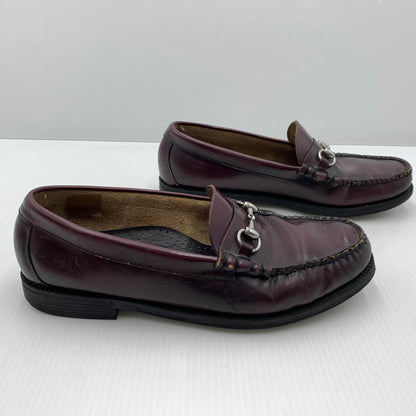 【現状渡し品】【メンズ】 G.H.BASS ジーエイチバス WEEJUNS LEATHER LOAFER ウィージャンズ レザー ローファー 靴 シューズ 164-261023-ko-01-teih サイズ：8.5 カラー：ワイン 万代Net店
