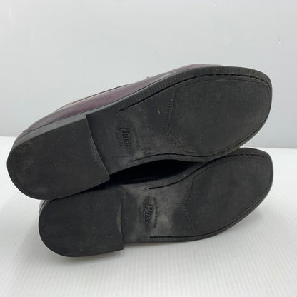 【現状渡し品】【メンズ】 G.H.BASS ジーエイチバス WEEJUNS LEATHER LOAFER ウィージャンズ レザー ローファー 靴 シューズ 164-261023-ko-01-teih サイズ：8.5 カラー：ワイン 万代Net店