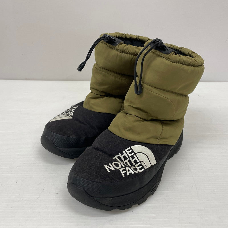 【中古品】【メンズ】 THE NORTH FACE ザ・ノースフェイス NUPTSE DOWN BOOTIE NF51877 ヌプシ ダウンブーツ 靴 ウィンターブーツ 164-261029-yo-13-teih サイズ：28cm カラー：カーキ/ブラック 万代Net店