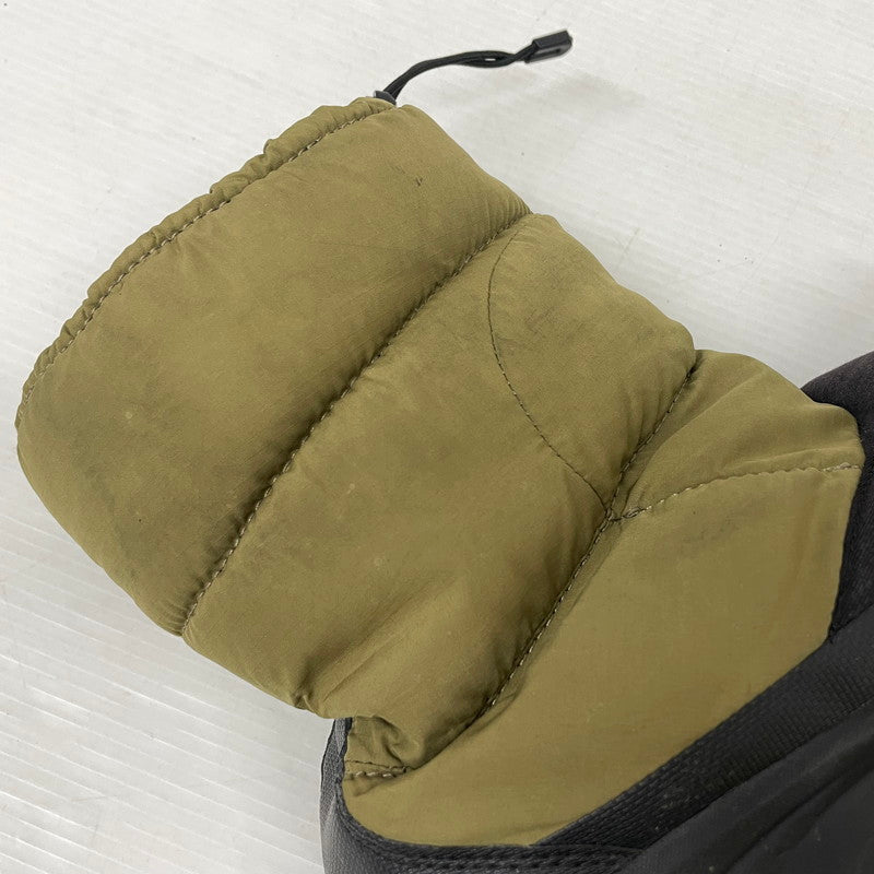 【中古品】【メンズ】 THE NORTH FACE ザ・ノースフェイス NUPTSE DOWN BOOTIE NF51877 ヌプシ ダウンブーツ 靴 ウィンターブーツ 164-261029-yo-13-teih サイズ：28cm カラー：カーキ/ブラック 万代Net店