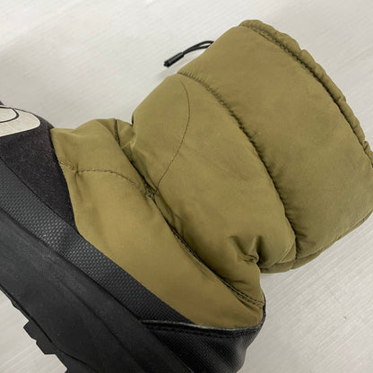 【中古品】【メンズ】 THE NORTH FACE ザ・ノースフェイス NUPTSE DOWN BOOTIE NF51877 ヌプシ ダウンブーツ 靴 ウィンターブーツ 164-261029-yo-13-teih サイズ：28cm カラー：カーキ/ブラック 万代Net店