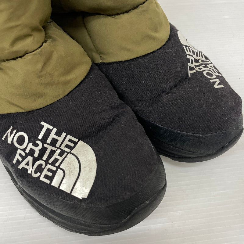 【中古品】【メンズ】 THE NORTH FACE ザ・ノースフェイス NUPTSE DOWN BOOTIE NF51877 ヌプシ ダウンブーツ 靴 ウィンターブーツ 164-261029-yo-13-teih サイズ：28cm カラー：カーキ/ブラック 万代Net店