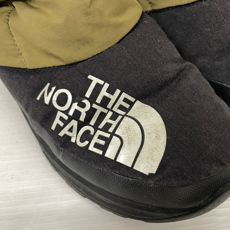 【中古品】【メンズ】 THE NORTH FACE ザ・ノースフェイス NUPTSE DOWN BOOTIE NF51877 ヌプシ ダウンブーツ 靴 ウィンターブーツ 164-261029-yo-13-teih サイズ：28cm カラー：カーキ/ブラック 万代Net店