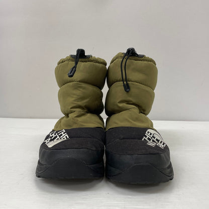 【中古品】【メンズ】 THE NORTH FACE ザ・ノースフェイス NUPTSE DOWN BOOTIE NF51877 ヌプシ ダウンブーツ 靴 ウィンターブーツ 164-261029-yo-13-teih サイズ：28cm カラー：カーキ/ブラック 万代Net店