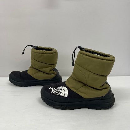 【中古品】【メンズ】 THE NORTH FACE ザ・ノースフェイス NUPTSE DOWN BOOTIE NF51877 ヌプシ ダウンブーツ 靴 ウィンターブーツ 164-261029-yo-13-teih サイズ：28cm カラー：カーキ/ブラック 万代Net店