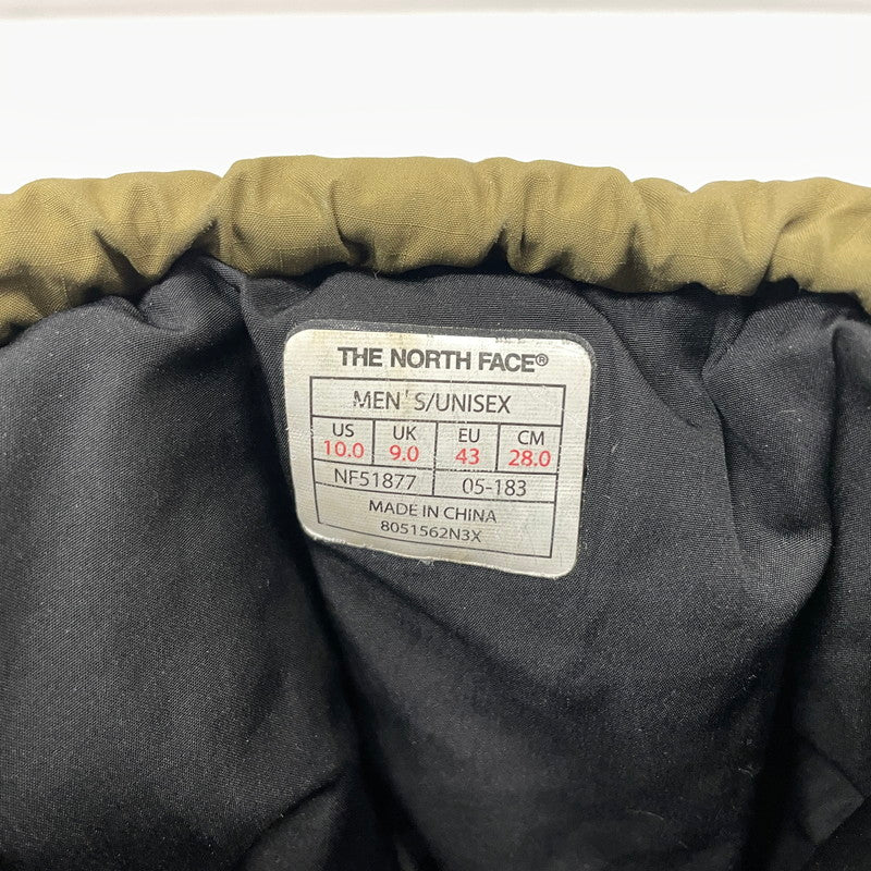 【中古品】【メンズ】 THE NORTH FACE ザ・ノースフェイス NUPTSE DOWN BOOTIE NF51877 ヌプシ ダウンブーツ 靴 ウィンターブーツ 164-261029-yo-13-teih サイズ：28cm カラー：カーキ/ブラック 万代Net店