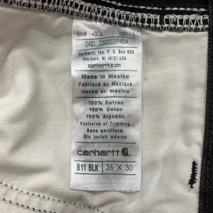 【中古品】【メンズ】 Carhartt カーハート DUCK PAINTER PANTS MADE IN MEXICO B11BLK ダック ペインターパンツ ボトムス メキシコ製 156-261028-ss-14-teih サイズ：36 カラー：ブラック 万代Net店