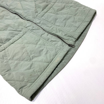 【中古品】【メンズ】 Stussy ステューシー DIAMOND QUILTED VEST ダイヤモンド キルティングベスト アウター ダウンベスト 142-261028-ss-01-teih サイズ：L カラー：ライトグリーン 万代Net店