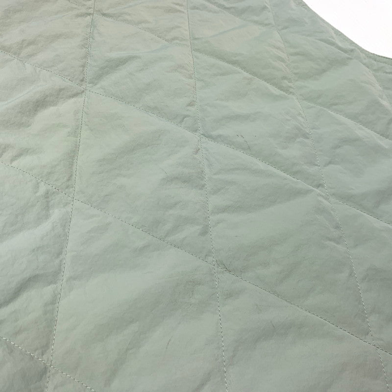 【中古品】【メンズ】 Stussy ステューシー DIAMOND QUILTED VEST ダイヤモンド キルティングベスト アウター ダウンベスト 142-261028-ss-01-teih サイズ：L カラー：ライトグリーン 万代Net店