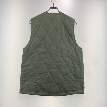【中古品】【メンズ】 Stussy ステューシー DIAMOND QUILTED VEST ダイヤモンド キルティングベスト アウター ダウンベスト 142-261028-ss-01-teih サイズ：L カラー：ライトグリーン 万代Net店