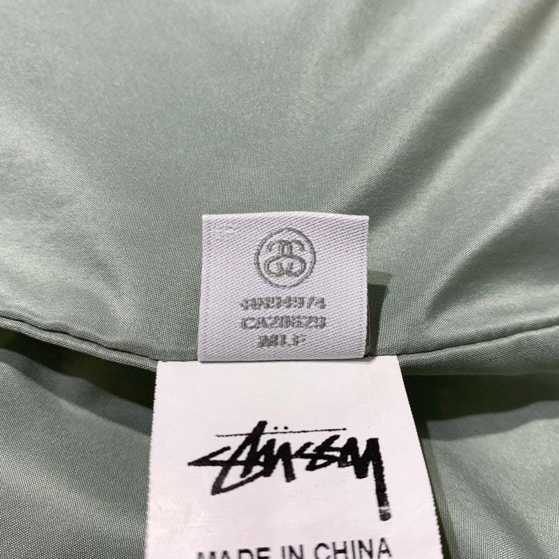 【中古品】【メンズ】 Stussy ステューシー DIAMOND QUILTED VEST ダイヤモンド キルティングベスト アウター ダウンベスト 142-261028-ss-01-teih サイズ：L カラー：ライトグリーン 万代Net店