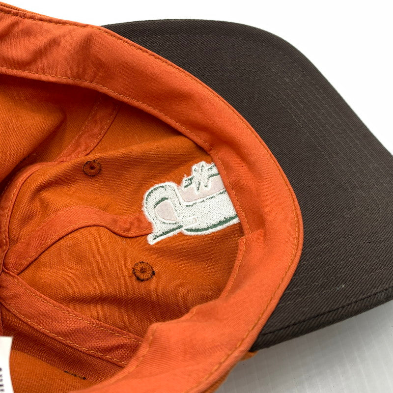 【中古品】【メンズ】 STUSSY ステューシー VINTAGE S LOW PRO CAP ヴィンテージ エス ロープロ キャップ 帽子 コットンキャップ 185-261023-ko-05-teih カラー：オレンジ/ブラウン 万代Net店