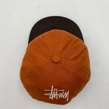 【中古品】【メンズ】 STUSSY ステューシー VINTAGE S LOW PRO CAP ヴィンテージ エス ロープロ キャップ 帽子 コットンキャップ 185-261023-ko-05-teih カラー：オレンジ/ブラウン 万代Net店