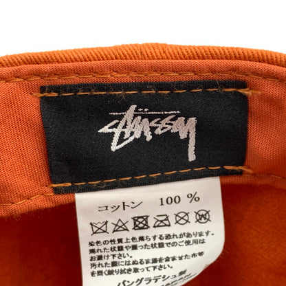 【中古品】【メンズ】 STUSSY ステューシー VINTAGE S LOW PRO CAP ヴィンテージ エス ロープロ キャップ 帽子 コットンキャップ 185-261023-ko-05-teih カラー：オレンジ/ブラウン 万代Net店