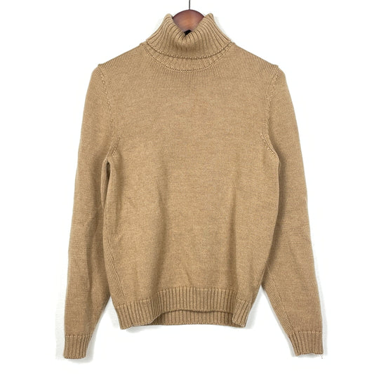 【中古品】【メンズ】 ZANONE ザノーネ 810005 Z0229 MIDDLEGAGE MERINO WOOL TURTLENECK KNIT SWEATER ミドルゲージ メリノウール タートルネック ニットセーター 長袖 トップス 141-261021-sa-17-teih サイズ：46 カラー：ブラウン 万代Net店