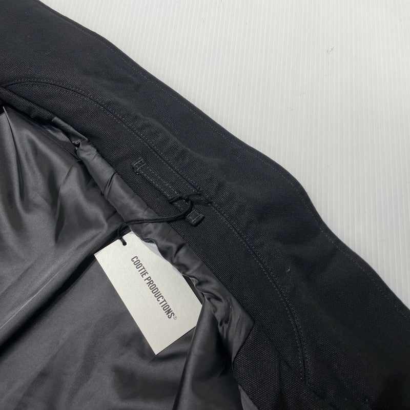 【中古品】【メンズ】 COOTIE PRODUCTIONS クーティープロダクションズ COTTON CANVAS PADDED SHORT COAT CTE-25A214 コットンキャンバス パテッド ショートコート アウター 142-261020-yo-09-teih サイズ：L カラー：ブラック 万代Net店