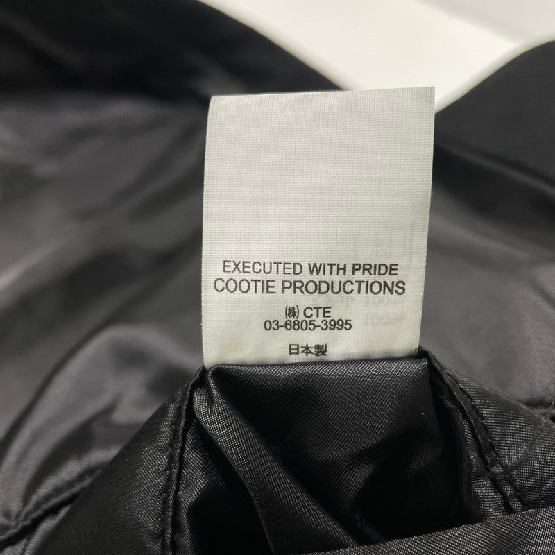 【中古品】【メンズ】 COOTIE PRODUCTIONS クーティープロダクションズ COTTON CANVAS PADDED SHORT COAT CTE-25A214 コットンキャンバス パテッド ショートコート アウター 142-261020-yo-09-teih サイズ：L カラー：ブラック 万代Net店