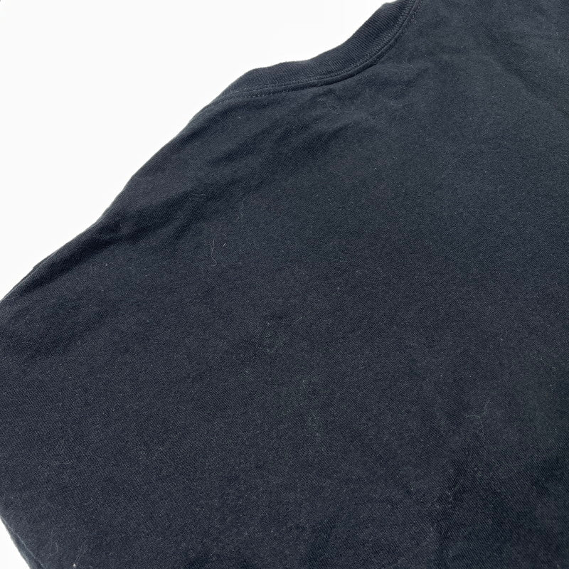 【中古品】【メンズ】 HIDE&SEEK ハイドアンドシーク LONG SLEEVE PRINT TEE ロングスリーブ プリント Tシャツ 長袖 トップス 145-261020-yo-02-teih サイズ：XXL カラー：ブラック 万代Net店