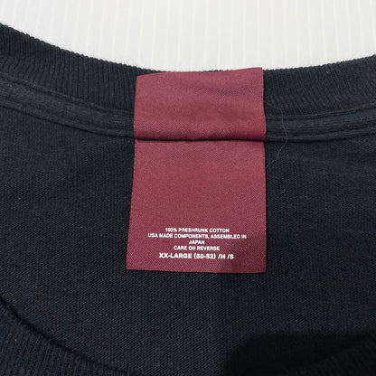【中古品】【メンズ】 HIDE&SEEK ハイドアンドシーク LONG SLEEVE PRINT TEE ロングスリーブ プリント Tシャツ 長袖 トップス 145-261020-yo-02-teih サイズ：XXL カラー：ブラック 万代Net店