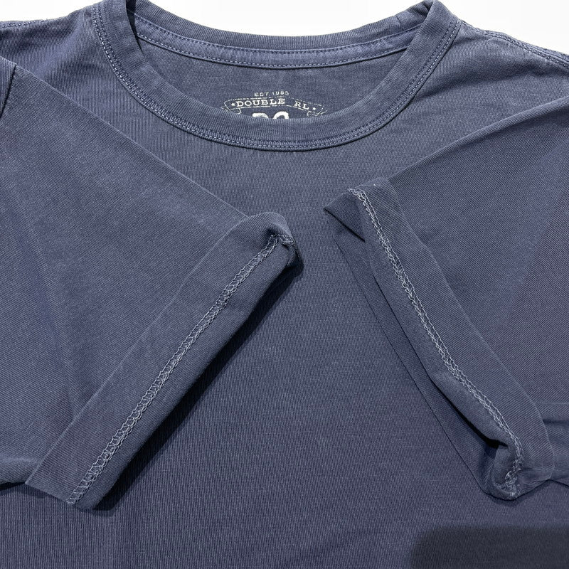 【中古品】【メンズ】 RRL ダブルアールエル OVERDYE COTTON S/S POCKET TEE オーバーダイ コットン ショートスリーブ ポケット Tシャツ 半袖 トップス 145-261020-yo-07-teih サイズ：S カラー：ネイビー 万代Net店